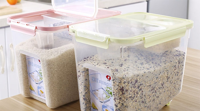 cách khử mùi mốc của gạo