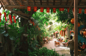 mở quán cafe sân vườn