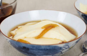 tàu hũ nước đường gừng