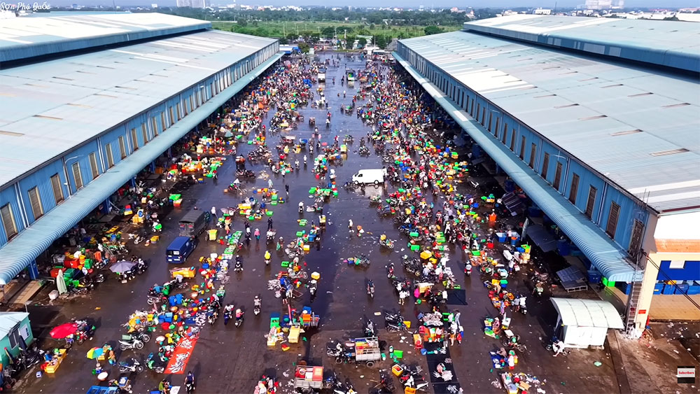 chợ đầu mối lớn nhất sài gòn