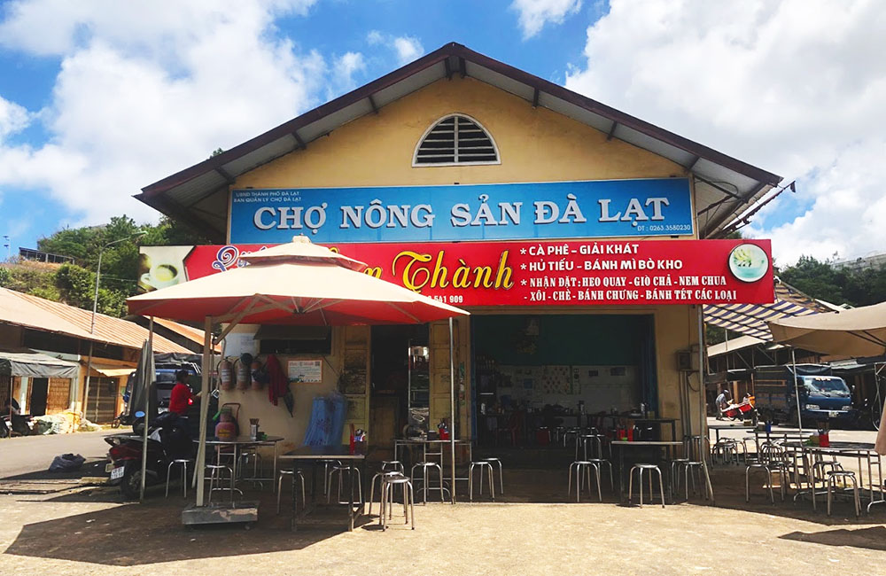 chợ đầu mối rau củ đà lạt