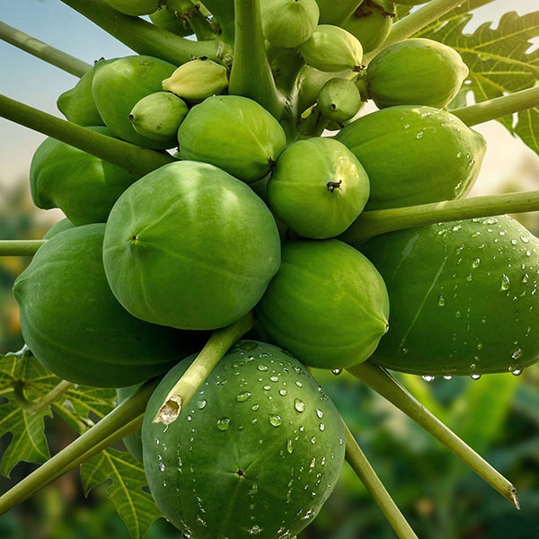 quả đu đủ xanh